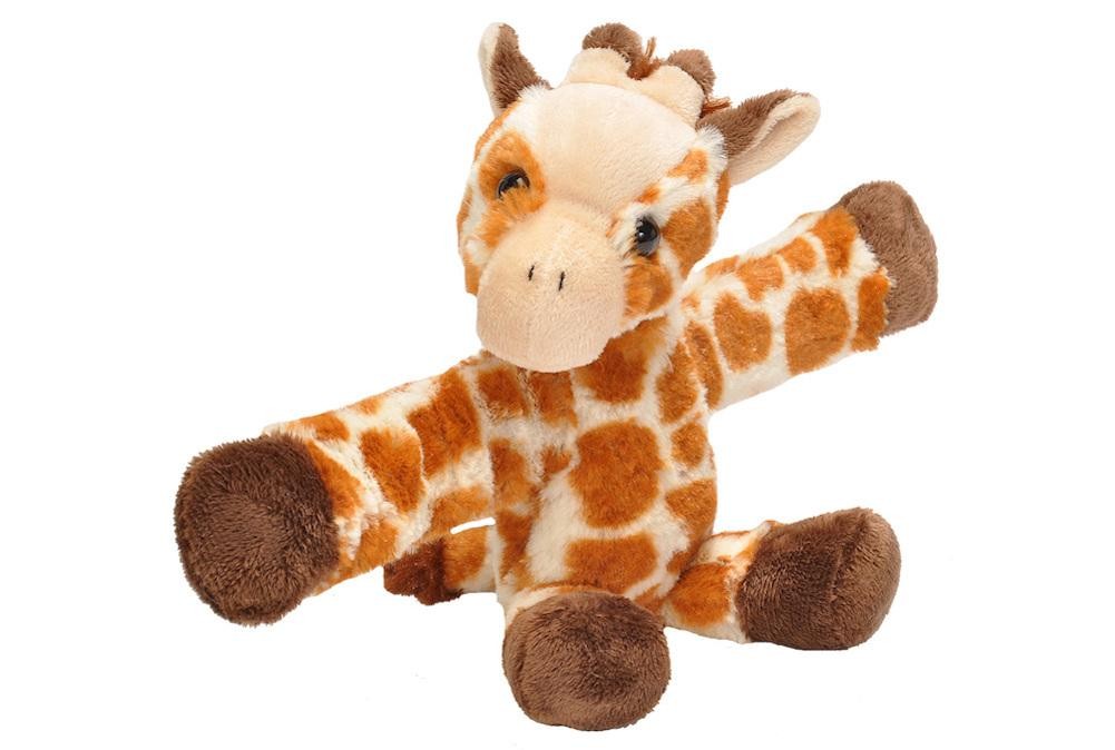 Wild Republic Huggers Giraffe Plush Toy  Slap Bracelet  Stuffed Animal  Kids Toys  8 Inches