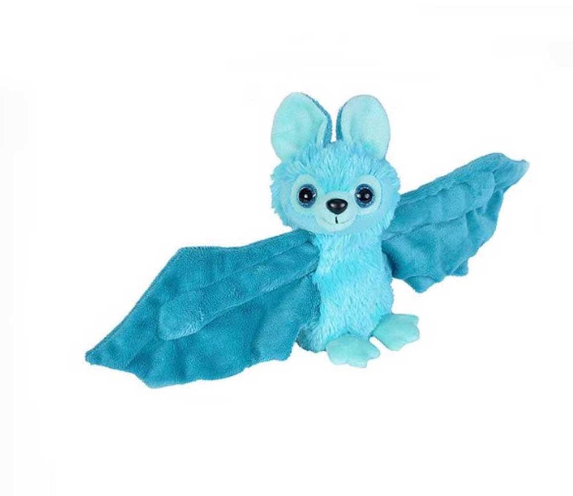 Wild Republic Huggers Blue Bat Plush  Slap Bracelet  Stuffed Animal  Kids Toys  8 Inches