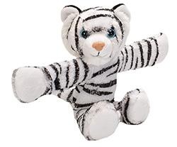 Wild Republic Huggers White Tiger Plush Toy  Slap Bracelet  Stuffed Animal  Kids Toys  8