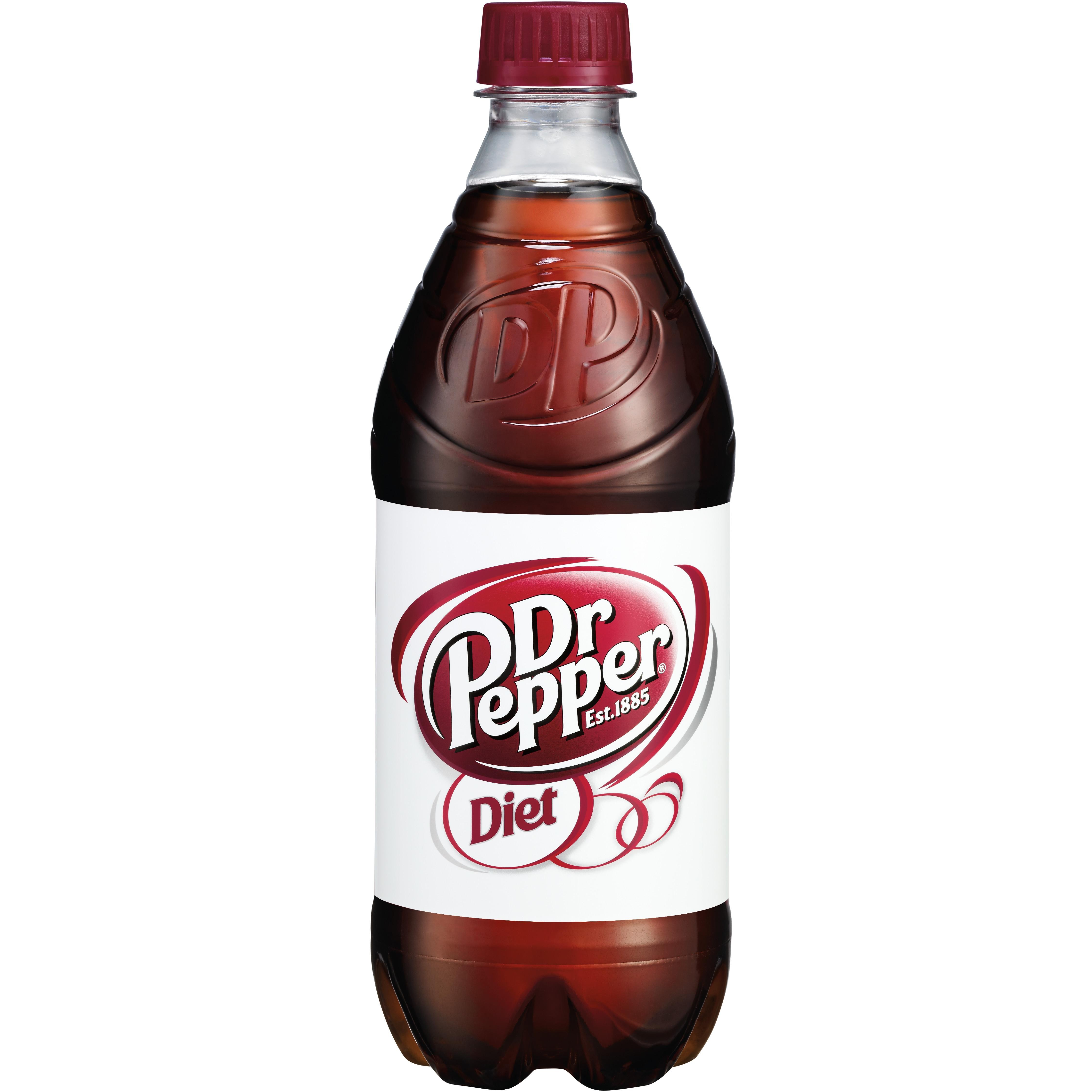 Diet Dr Pepper Soda  20 Fl Oz Bottle