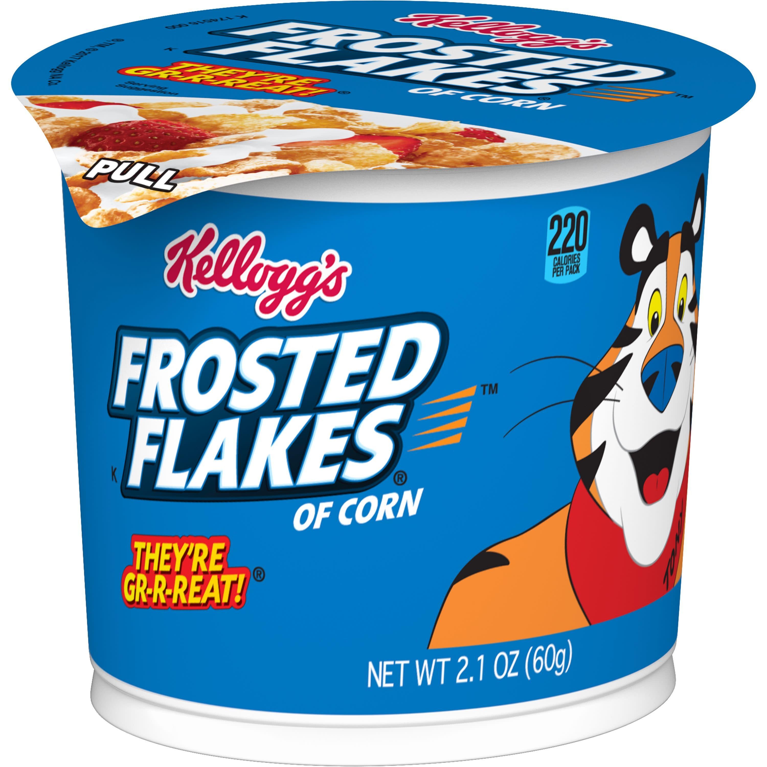 Frosted Flakes Breakfast Cereal Cup, 2.1 Oz