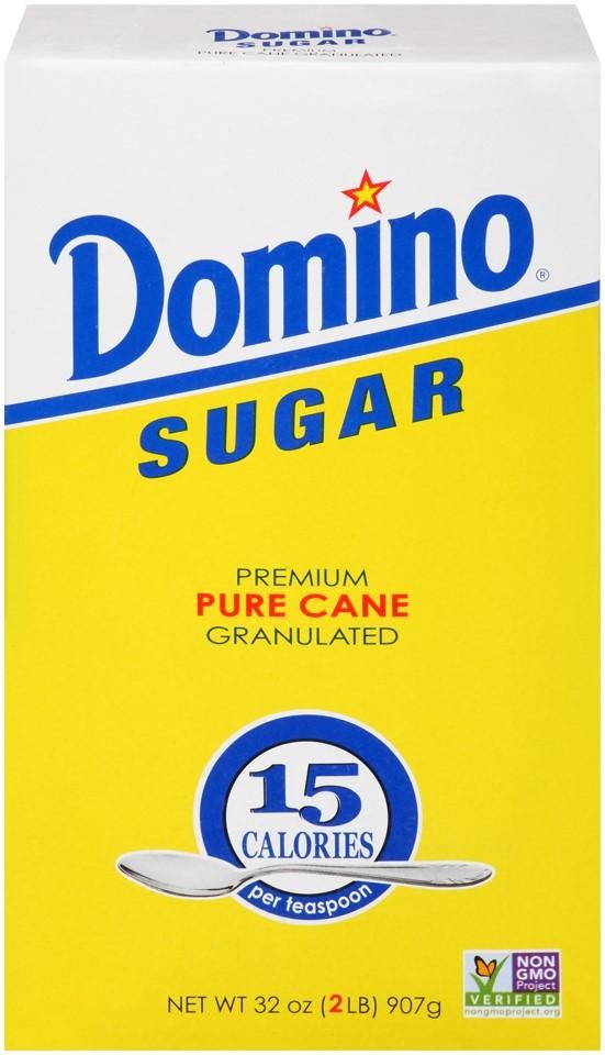 Domino Pure Cane Granulated Sugar, 32 Oz (2 Lb)