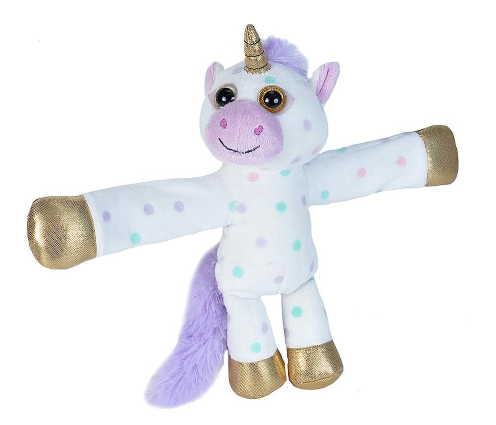 Wild Republic Huggers Unicorn Plush  Slap Bracelet  Stuffed Animal  Kids Toys  Unicorn Party Supplies  8 Inches