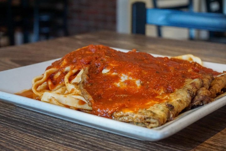 Lunch Eggplant Parmigiana