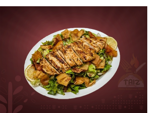 Fattoush with Grilled Chicken