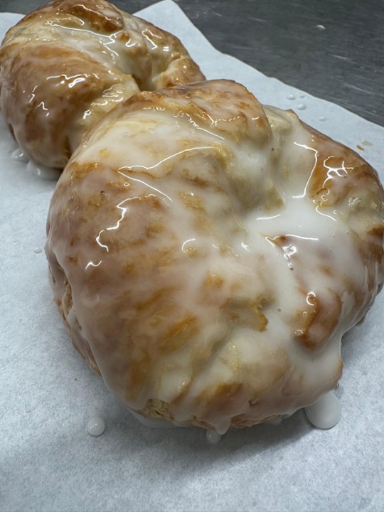 RASPBERRY FILLED GLAZED CROISSANT