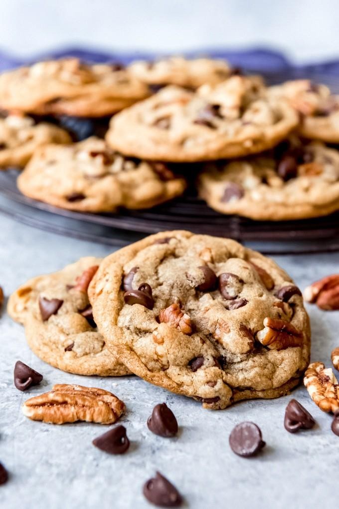 Chocolate chip cookies w/ nuts