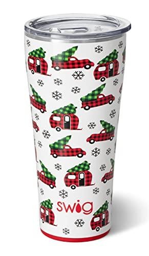 Swig Life 32oz Triple Insulated Holiday Tumbler, Christmas Travel Mug, Christmas Coffee Mug, Dishwasher Safe, Stainless Steel, Double Wall, Vacuum Sea