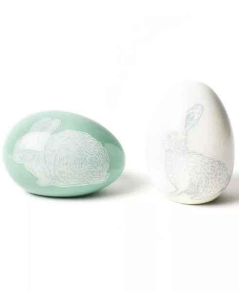 White and Sage Easter Eggs