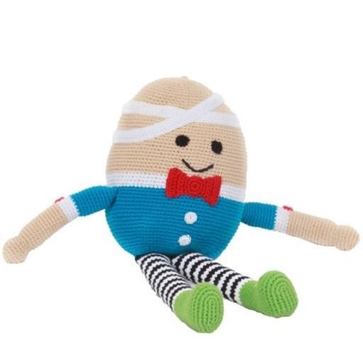 Pebble | Handmade Humpty Dumpty | Crochet | Fair Trade | Pretend | Imaginative Play | Machine Washable Toy_Figure