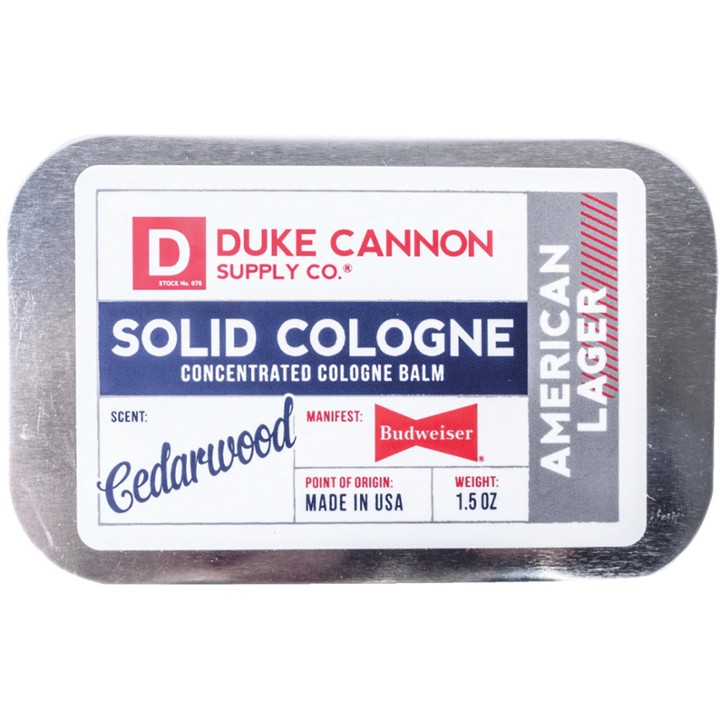 Duke Cannon - American Lager Solid Cologne Balm - Cream