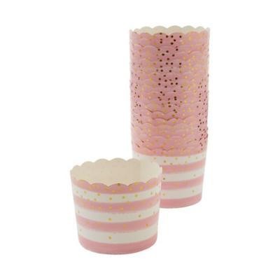Sophistiplate Pink Confetti Baking Cups - 20 Pack, 5 Oz