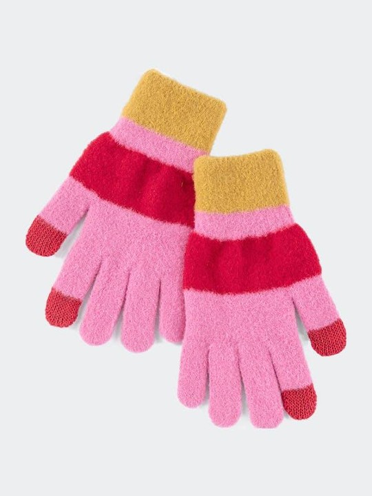 Shiraleah Carina Touchscreen Gloves - Pink - ONE SIZE ONLY