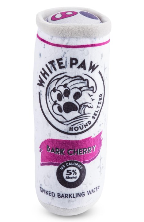 Haute Diggity Dog Plush Dog Toy White Paw
