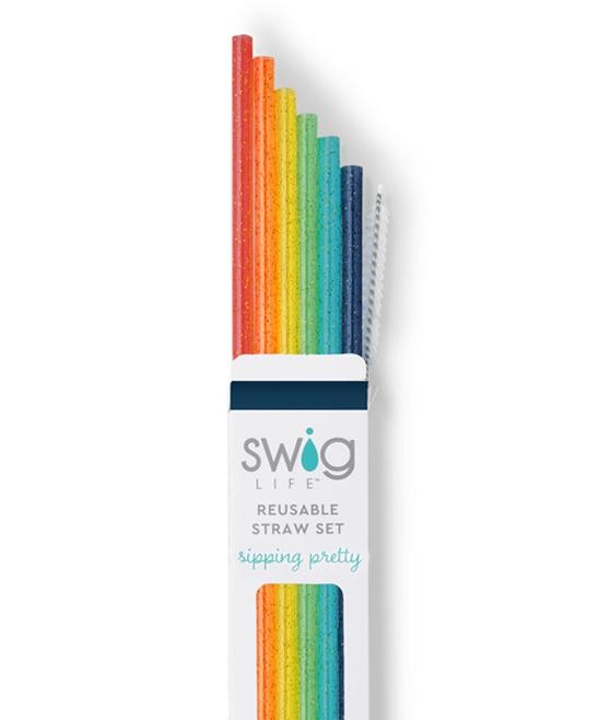 Swig Life Straws - On the Prowl Reusable Straw Set