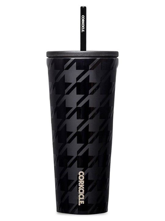 Signature Prints 24 Oz. Cold Cup - Onyx Houndstooth