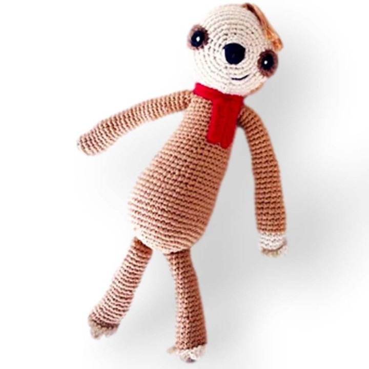 Pebble Ethical Toys - Sloth with Rattle