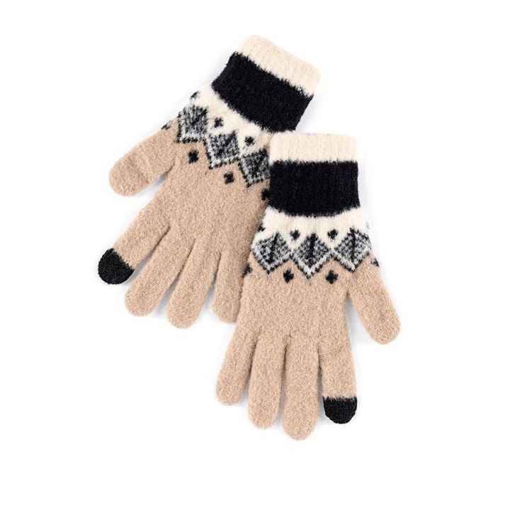 Shiraleah Lina Touchscreen Gloves, Tan - Tan (Brown) - ONE SIZE