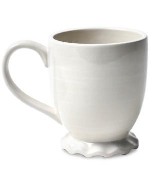 Signature Ruffle Mug - White