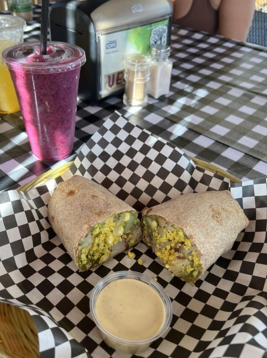 Gandhi Breakfast Burrito