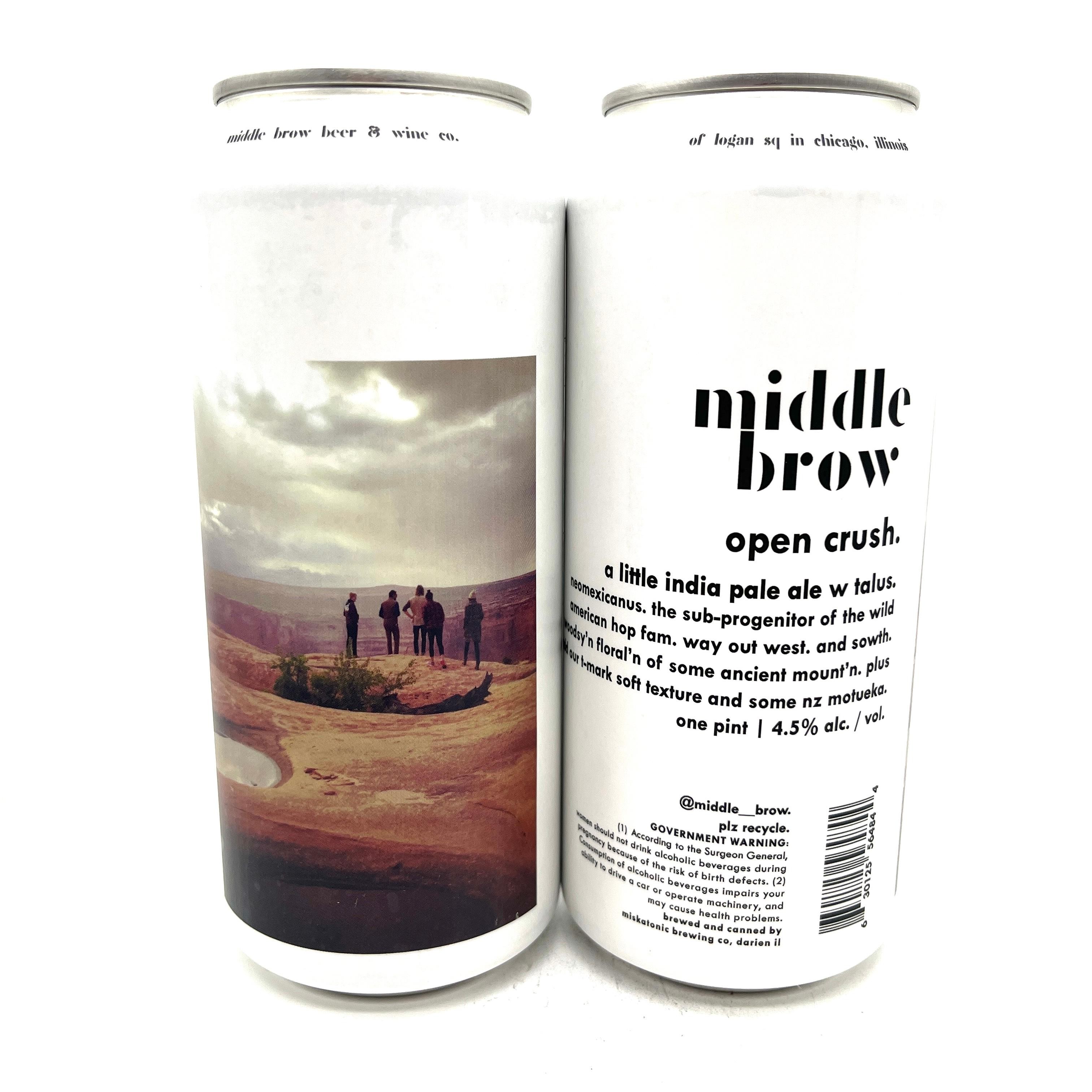 Middle Brow - Open Crush