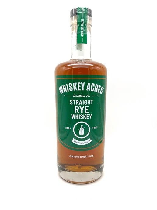 Whiskey Acres Rye Whiskey