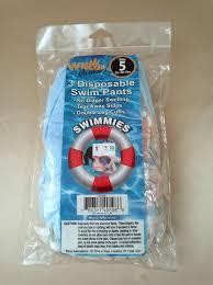 3 Disposable Swim Diapers Size 3-4