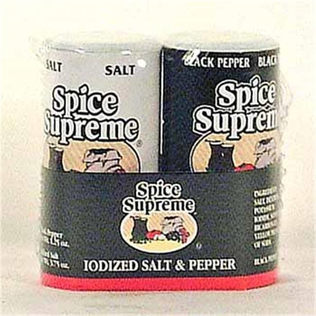 Spice Supreme Salt & Pepper Shaker Set