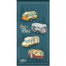 Camper Towel Home is Where you park it