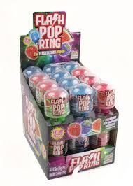 Kidsmania Flash Pop Ring Candy Lollipop Ring