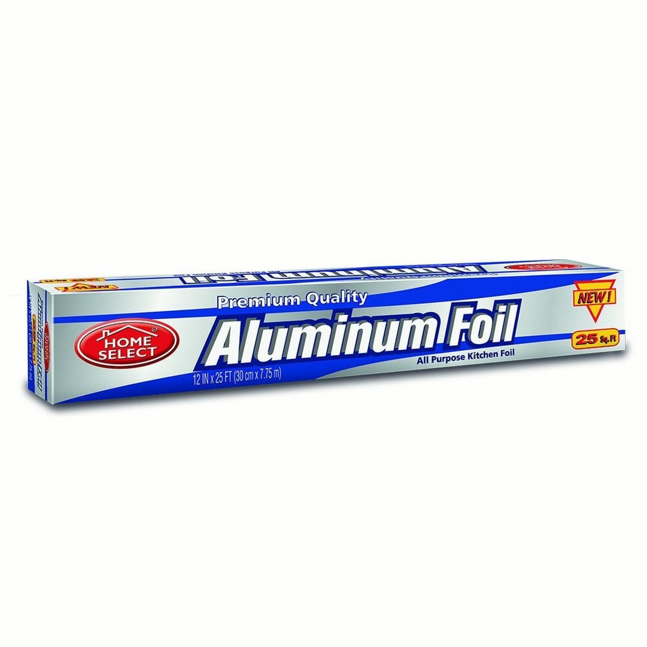 Home Select Aluminum Products  Aluminum Foil   25 Sq Ft