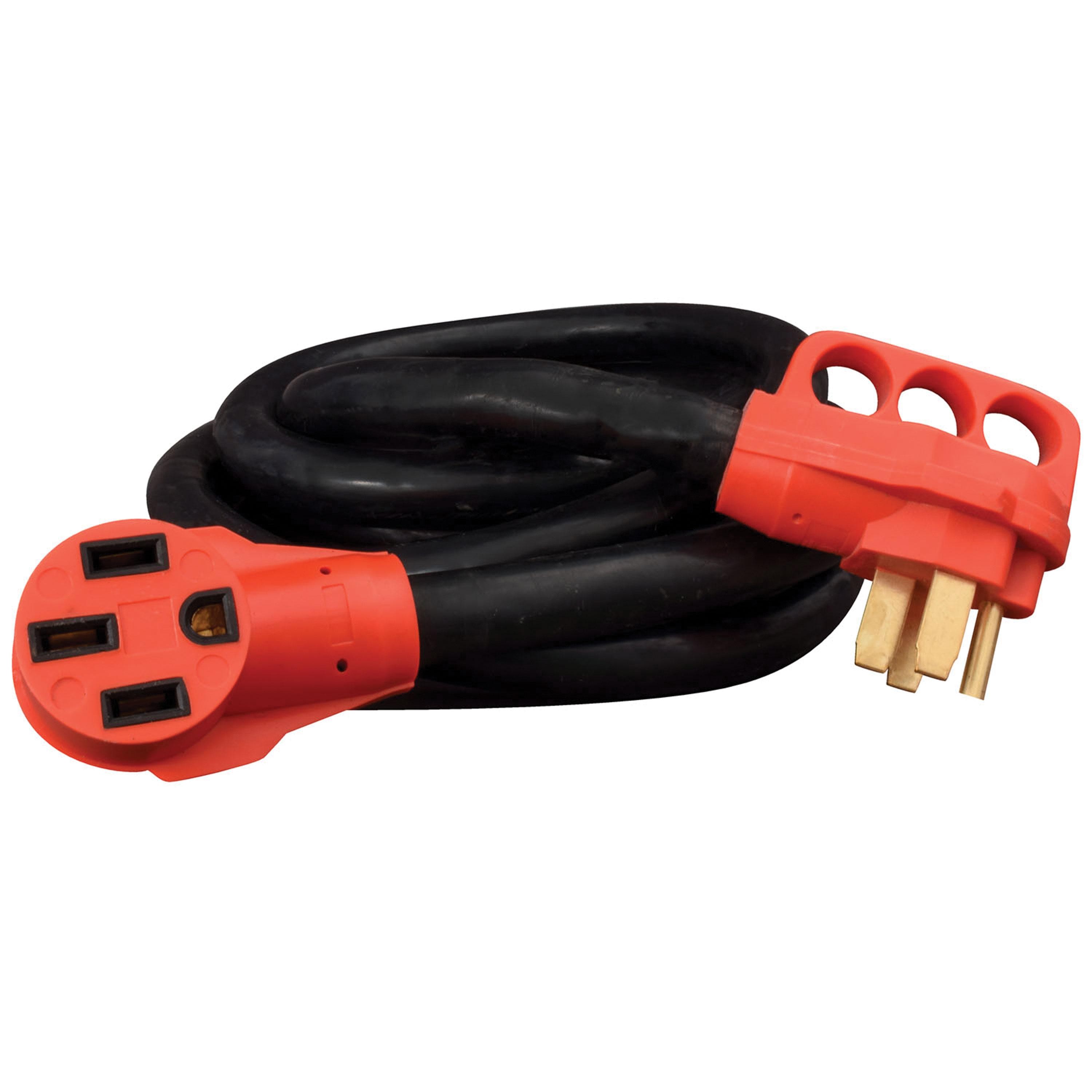 50a Extension Cord W/hdl, 15ft, Red, Boxed