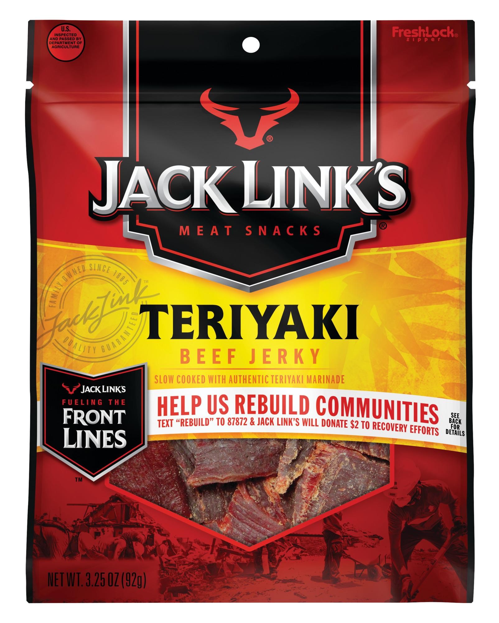 Jack Link's Teriyaki Small Peg Bag