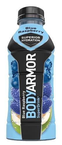 BODYARMOR Sports Drink Sports Beverage, Blue Raspberry, Natural Flavors with Vitamins, Potassium-Packed Electrolytes, No Preservatives, Perfect for At