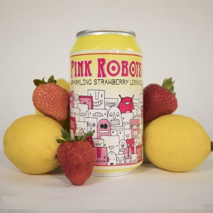 Devil's Foot Pink Robots Sparkling Strawberry Lemonade