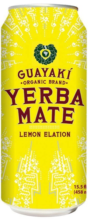 Guayaki Organic Yerba Mate, Lemon Elation - 15.5 Fl Oz