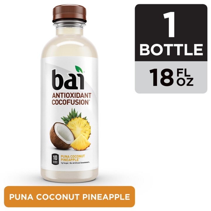 Bai Antioxidant Cocofusion Puna Coconut Pineapple Water, 18 Oz