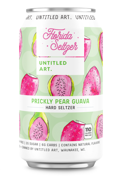 Untitled Art Florida Seltzer Prickly Pear Guava Hard - Beer - 12oz Cans by nc