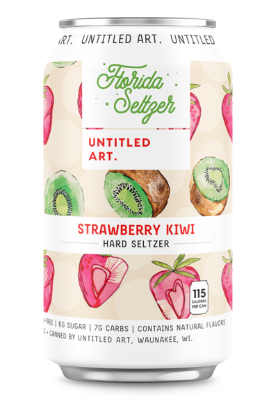Untitled Art Florida Seltzer Strawberry Kiwi Hard Seltzer