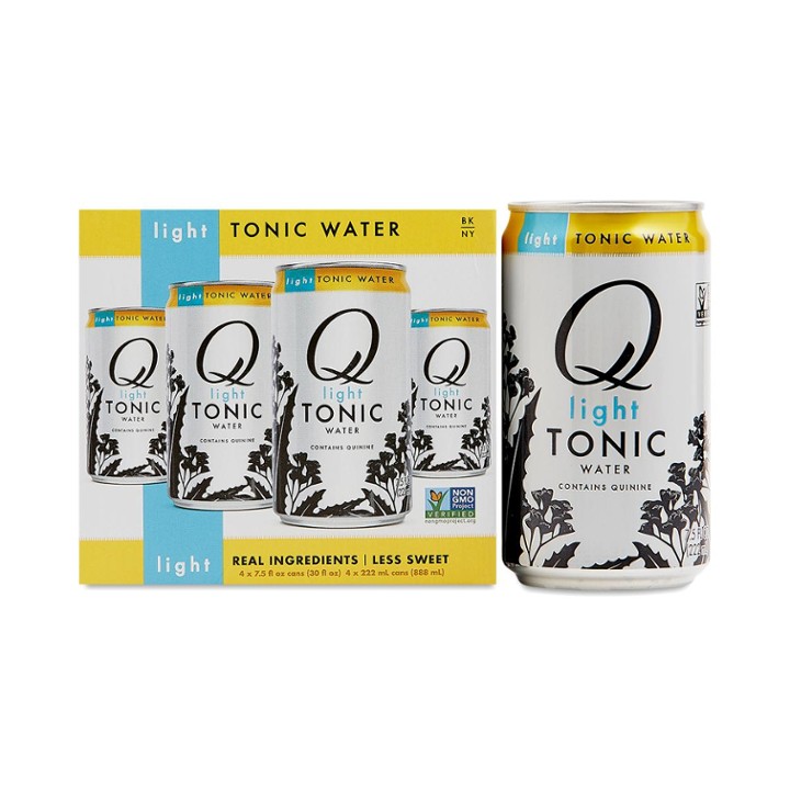 Q Light Tonic 4 Pack Cans