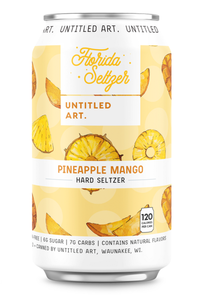 Untitled Art Florida Seltzer Pineapple Mango Hard - Beer -  12oz Can nc
