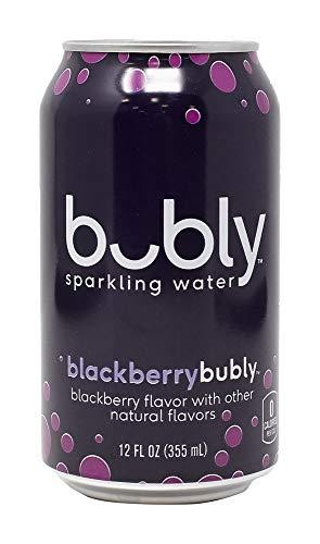 Bubly Sparkling Water, Blackberry, 12 Ounce