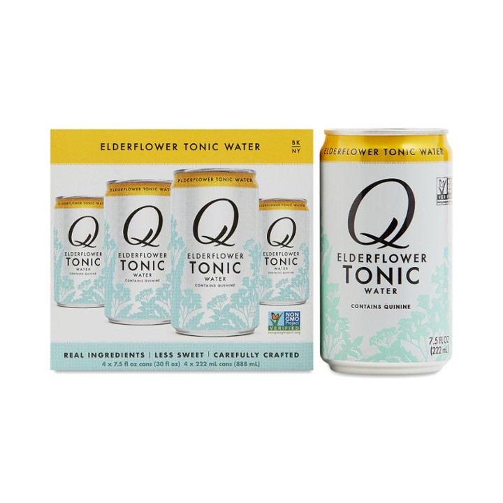 Q Elderflower Tonic 4 Pack Cans
