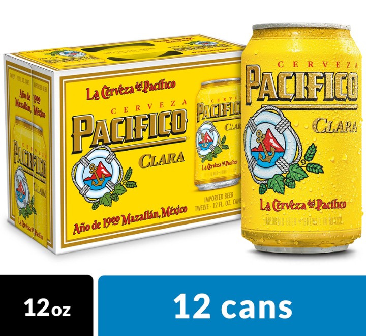 Pacifico Clara Mexican Lager Beer 12pk