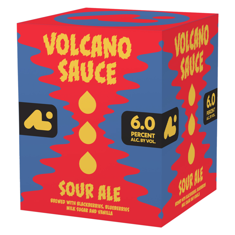 Aslin Volcano Sauce Milkshake Sour Ale 4pk 16oz Can 5.0% ABV