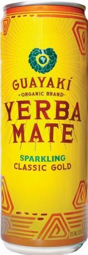 Guayaki Yerba Mate Classic Gold Sparkling Mate, 12 Fl. Oz.