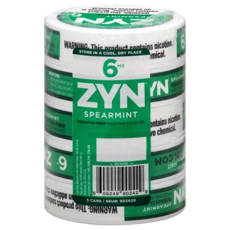ZYN Nicotine Pouches Spearmint 6mg 15ct