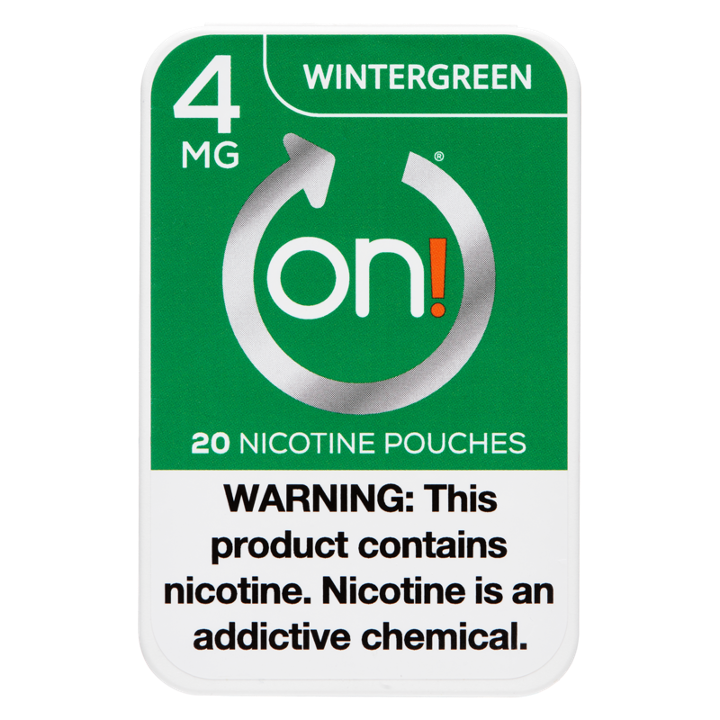 On! Wintergreen Nicotine Pouches 4mg