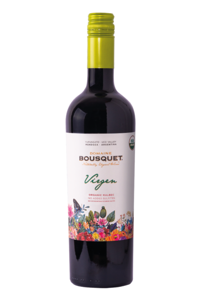 Domaine Bousquet Virgen Organic Malbec - Red Wine from Argentina - 750ml Bottle