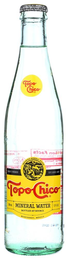 Topo Chico Mineral Water Glass Bottle 12oz